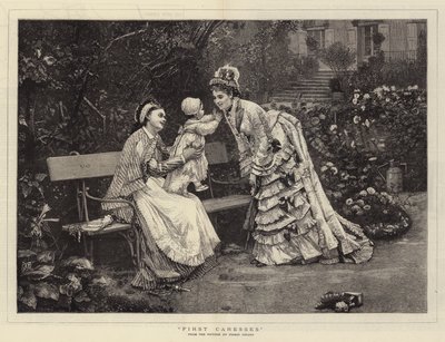 Premières caresses - Marie Francois Firmin Girard